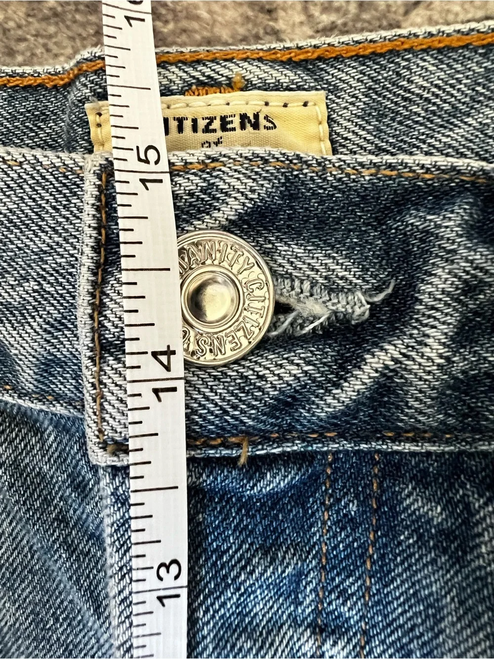 Citizens of Humanity Astrid Denim Mini Skirt Archive 24 - Picture 6 of 8
